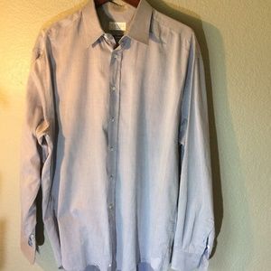Light Blue Long Sleeve Canali Dress Shirt